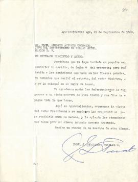Carta de J. Guadalupe Peralta G.
