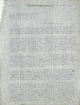 Carta de Manuel y Amanda Andújar