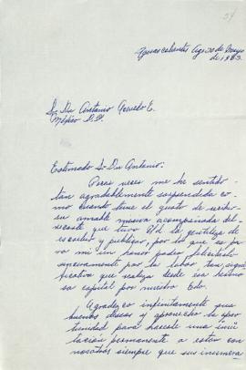 Carta de Elvia Alicia