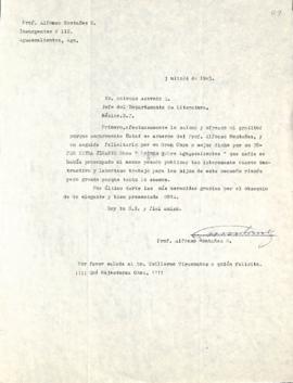 Carta de Alfonso Montañez E.