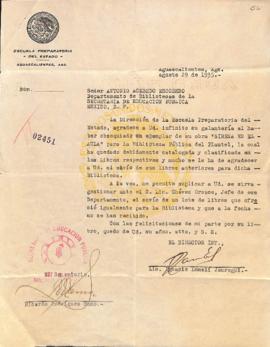 Carta de Ignacio Lomelí Jauregui