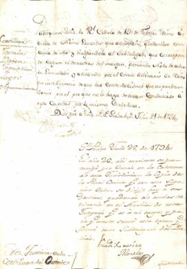 Disposición para la publicación de la Real Cédula sobre Niños Expósitos de 19 de febrero de 1794