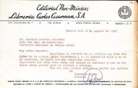 Carta de Humberto Gally Grivé