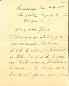 Carta de Ana María