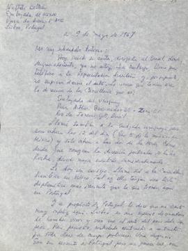 Carta de Neftalí Beltrán