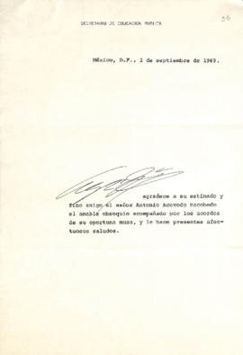 Nota de Agustín Yáñez