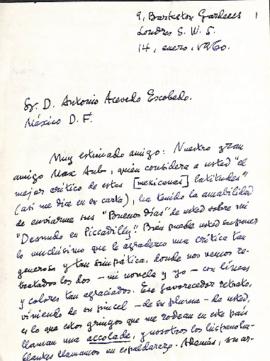 Carta de Esteban Salazar C.