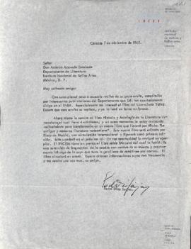 Carta de Pedro Díaz Seijas