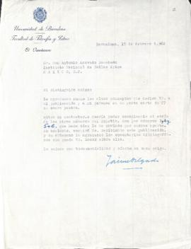 Carta de Jaime Delgado