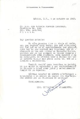 Carta de Guillermo H. Viramontes