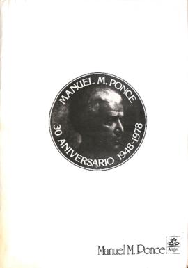 Manuel M. Ponce 30 aniversario 1948-1978