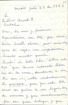 Carta de Dolores Felgueres de Morales