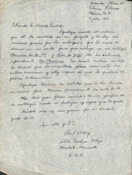 Carta de Paul Waldoy