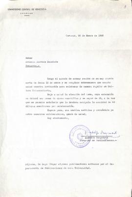 Carta de Rodolfo Izaguirre