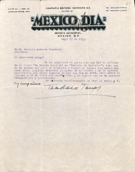 Carta de Teodoro Torres