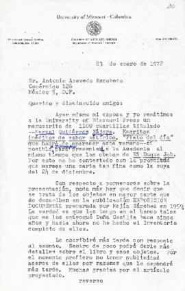 Carta de Boyd G. Carter