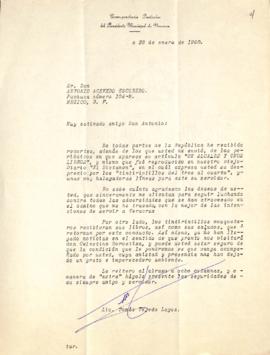 Carta del Lic. Tomás Tejeda Lagos