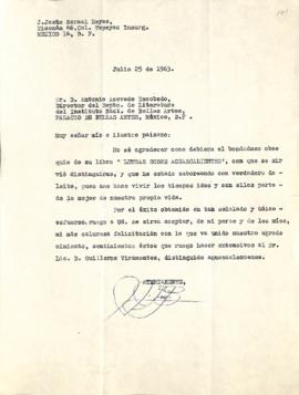 Carta de J. Jesús Reyes Bernal