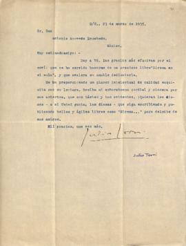 Carta de Julio Torri