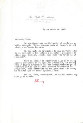 Carta de Pablo G. Macías