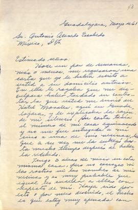 Carta de Paula Alcocer