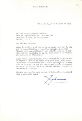 Carta de Jorge M. Correa