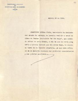 Carta de Francisco Correa Icaza