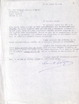 Carta de Manuel Andújar