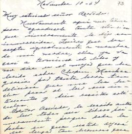 Carta de María del Consuelo Cottier