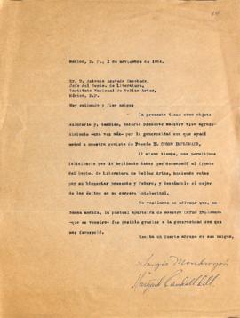 Carta de Margaret Randall y Sergio Mondragón