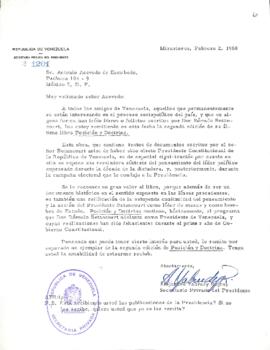 Carta de Alejandro Yabrudy Rojas
