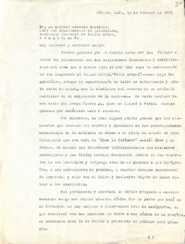 Carta de J.M. González de Mendoza