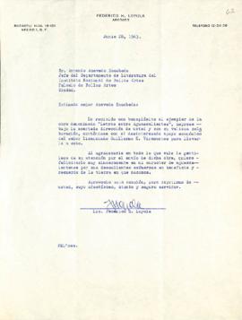 Carta de Federico H. Loyola
