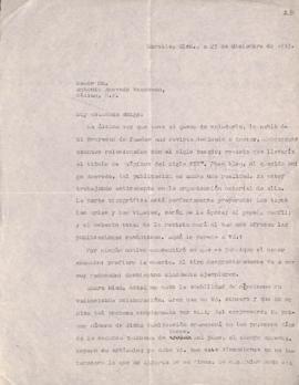 Carta de Francisco Antúnez