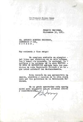 Carta de Humberto Pérez Romero