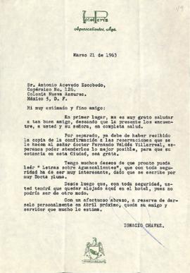 Carta de Ignacio Chávez