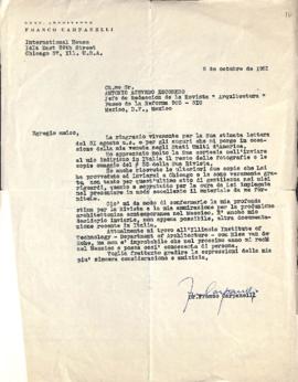 Carta de Franco Carpanelli