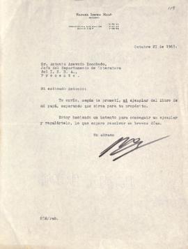 Carta de Rafael López Malo