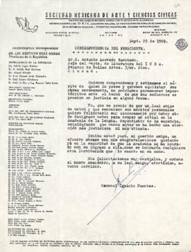 Carta de Ignacio Fuentes