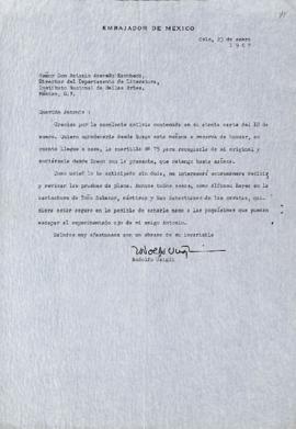 Carta de Rodolfo Usigli