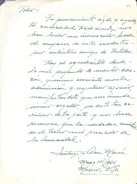 Carta de Santiago y Ana María