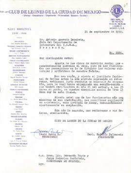 Carta de Rodolfo Balmaceda