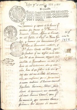 Auto testamentario de Inocencia Fernandez Alonso