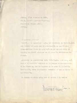 Carta de Martín Gómez Palacio