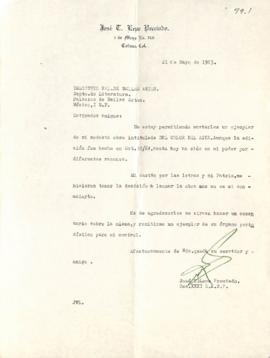 Carta de José T. Lepe Preciado