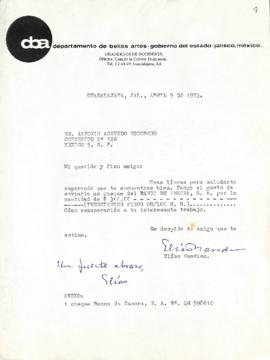 Carta de Elías Nandino