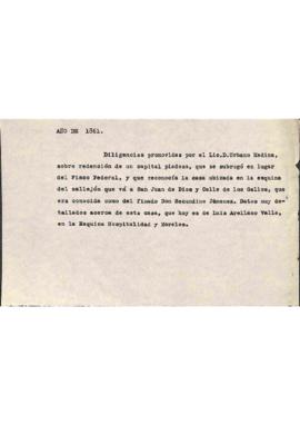 Civil en juicio verbal (…) C. Lic. Urbano Medina contra el c. Rodrigo Jimenes sobre subrogacion d...