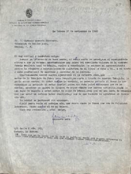 Carta de Raimundo Lazo