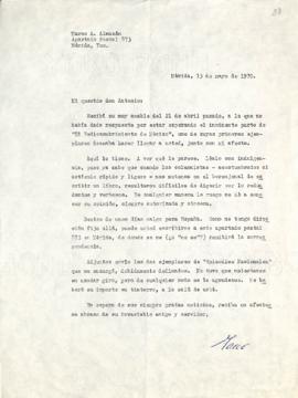 Carta de Marco A. Almazán