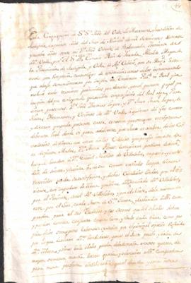 Compraventa de dos caballerías de tierra entre los hermanos José Tomás y Juan Manuel López de Nav...